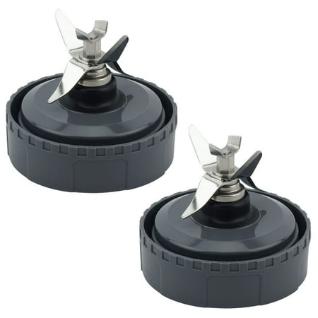 2 Blade Assembly - 2 Pack Felji Extractor Blade Assembly 307KKU for Nutri Ninja Models BL660 BL663 BL663CO BL665Q BL740 (6 Fins)