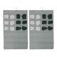 thumbnail image 1 of Organizador de armario colgante de 2 Pcs Unique Bargains con bolsillos de malla y gancho de metal giratorio, bolsa de almacenamiento para guardarropas gris, 1 of 5