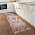 thumbnail image 2 of Addison Rugs Indoor/ Outdoor Addison Yuma Southwest Ikat Washable Area Rug 2'3" x 7'6" - Purple, 2 of 8