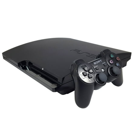Restored Sony Playstation 3 Slim Black 160GB Console (Refurbished)