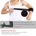 thumbnail image 3 of Comfortable Adjustable Elbow Support Band Wrap Neoprene Forearm Brace with Compression Pads Elbow Protector for Golfer Tendonitis Muscle Tissue Joint Pain Relif for Men Women, 3 of 6