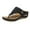 Black, variant on Abcnature Women Sandals Clearance 2023! Women's Flip-Flops with Arch Support Flat Shoes Beach Sandals Non-Slip Causal Slippers Summer Athletic Outdoor Beach Sandals Non-Slip