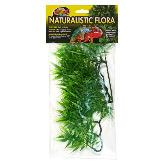 Zoo Small Madagascar Bamboo Plastic Plant Small - 1 count