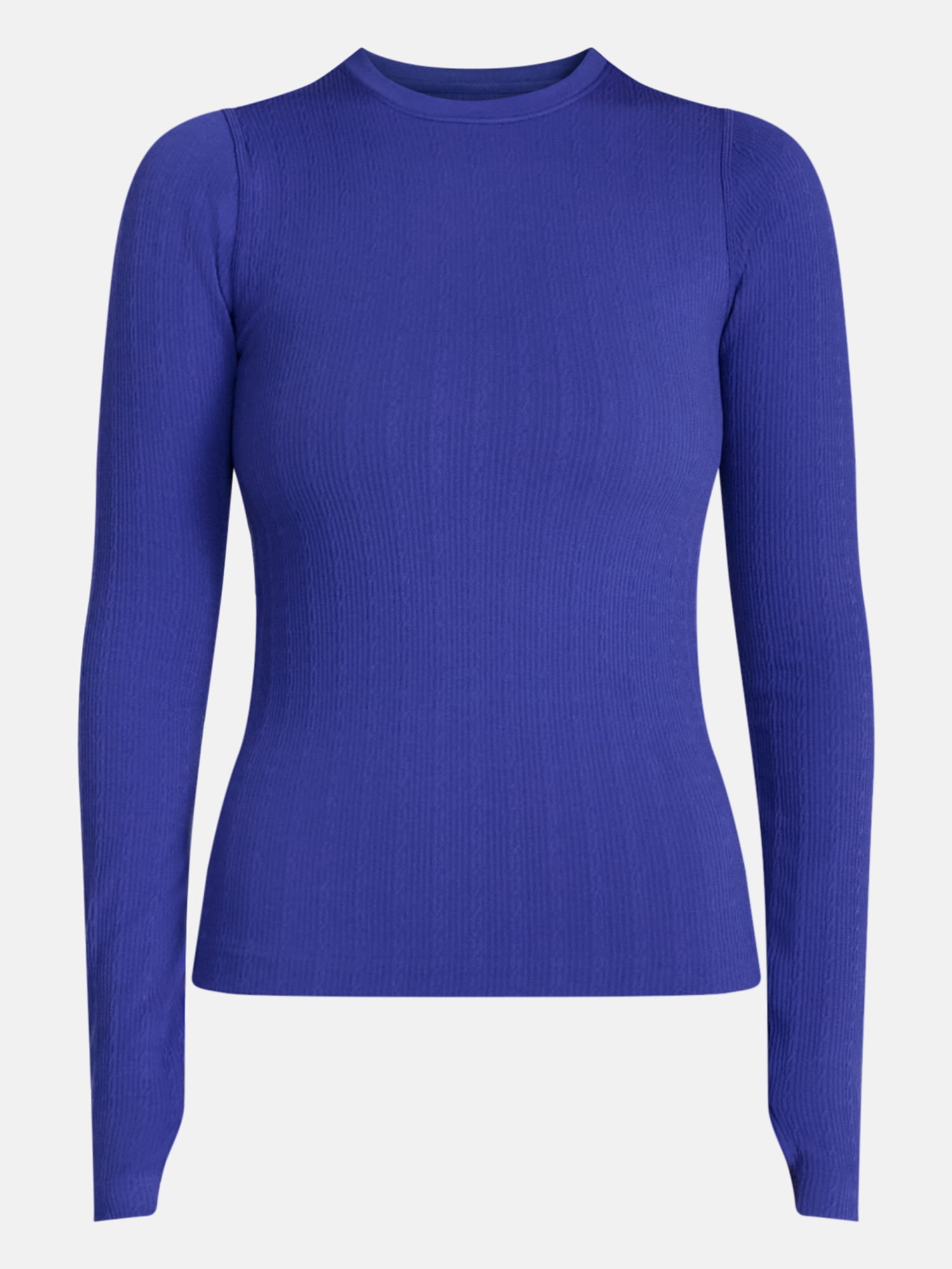Ozark Trail Women’s Warmer Thermal Long Sleeve Seamless Fleece Top, Sizes XS-XXL