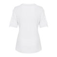 thumbnail image 6 of Babysbule Womens Tops Clearance Women's Lace Short Sleeve V-Neck T-Shirt Loose Casual Summer Tee Tops, 6 of 7