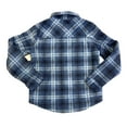 thumbnail image 2 of Weatherproof Youth Boy's Sherpa Lined Fleece Long Sleeve Button Up Shirt Jacket (Navy, 6/7), 2 of 2