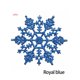 thumbnail image 3 of Inteprter 12 piezas de decoración de copos de nieve de Navidad portátiles para interiores y exteriores, decoración para sala de estar, adorno Kits de decoración para fiestas Azul oscuro, 3 of 6