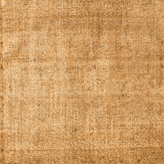 Ahgly Company Indoor Square Persian Orange Traditional Area Rugs, 5' Square