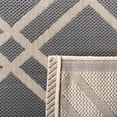 thumbnail image 3 of Safavieh Courtyard Anthracite Indoor Outdoor Rug - 4' x 5'7", 3 of 5