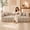 Camel, variant on Aenkyo 99 Inch Corduroy Cloud Sofa Couch with Round Pillows, No Assembly, White