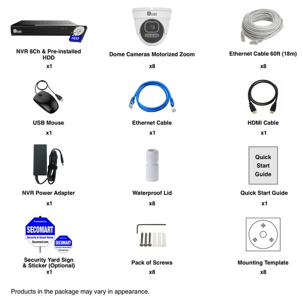 Motorized security cheap camera system