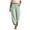 *Mint Green, variant on ClodeEU Women's High Waist Straight Leg Cropped Pant,Casual Loose Capri Pants with Pockets Army Green,Women's Plus L