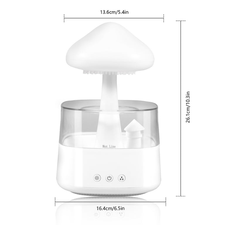 Rain Cloud Humidifier 450ml Essential Oil Diffuser With 7 Colors