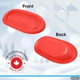 thumbnail image 3 of Superio Toboggan Snow Sled, Red (2 Pack), 3 of 5