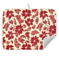 thumbnail image 5 of Ryvnso Elegant Tropical Floral-p9 Dish Drying Mat for Kitchen Countertop 18x24 Large Dish Pad Drainer Rack Dish Sink Mats, 5 of 7