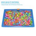 thumbnail image 2 of Juego De Tablero De Rompecabezas Con Imagen Compuesta, Juego De Clavos De Setas Inteligentes, Accesorios De Juego De Mesa, Tablero De Clavijas, Juguete Para Niños Pequeños En Edad Preescolar N.° 2 Vogacara FN003236-02, 2 of 6