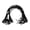50cm, variant on 10Pack Instruments Patches Cord Guitar Effect Pedal Cable For Effects Processors And Pedalboards Enhanced Durability