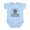 Sky Blue, variant on CafePress - Protected By A Doberman Pinscher Body Suit - Baby Light Bodysuit