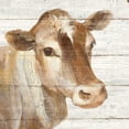 thumbnail image 2 of Hristova, Albena 15x15 White Modern Wood Framed Museum Art Print Titled - Looking at You I Shiplap, 2 of 4