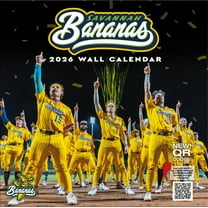 Savannah Bananas 2026 12x12 Team Wall Calendar, (Paperback)