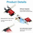 thumbnail image 7 of Fenvi WiFi 5 PCI-E wireless adapter network card AC1200 dual band 2.4g/5GHz DMC for Bluetooth 4.0 desktop laptop Windows 10, 7 of 7