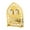 Golden, variant on Tachiuwa Mubarak Ramadan Advent Calendar 20x15cm Decorative Table Centerpiece Desktop Ornament for Wedding Party Decor Multifunctional White