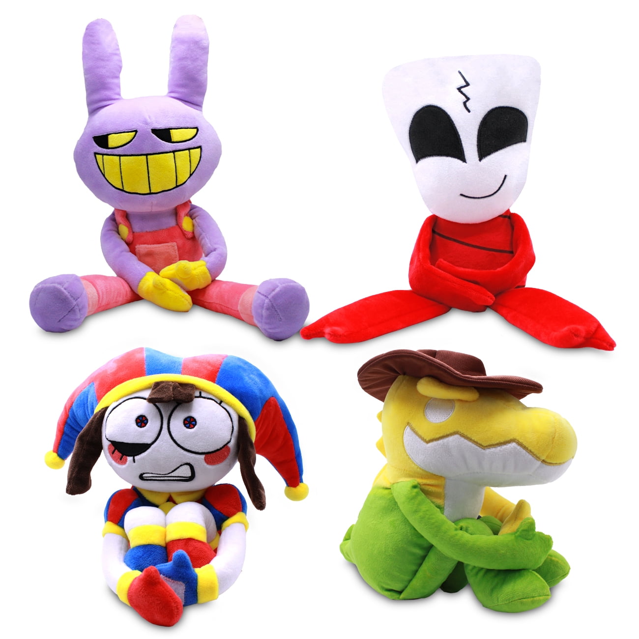 Just Toys LLC The Amazing Digital Circus – 10″ Jax Plush Toy, Officially Licensed, Ultra-Soft & Collectible Stuffed Animal (Pomni, Jax, Gangle, Gummigoo)