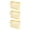Gold, variant on 3 Single Pocket Mesh Hanging File Organizer, Vertical Wall Mounted Magazine File Holder, Mount Basket Mail Paper Document Folder Organizing for Office
