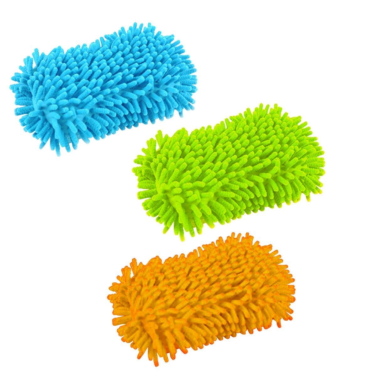 Kitch N' Ware Microfiber Chenille Sponge 3 Pack Perfect for Home