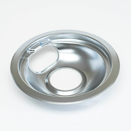 

2Pc Choice Part WB32X107 6 Chrome Stove Drip Pan Bowl for GE Range