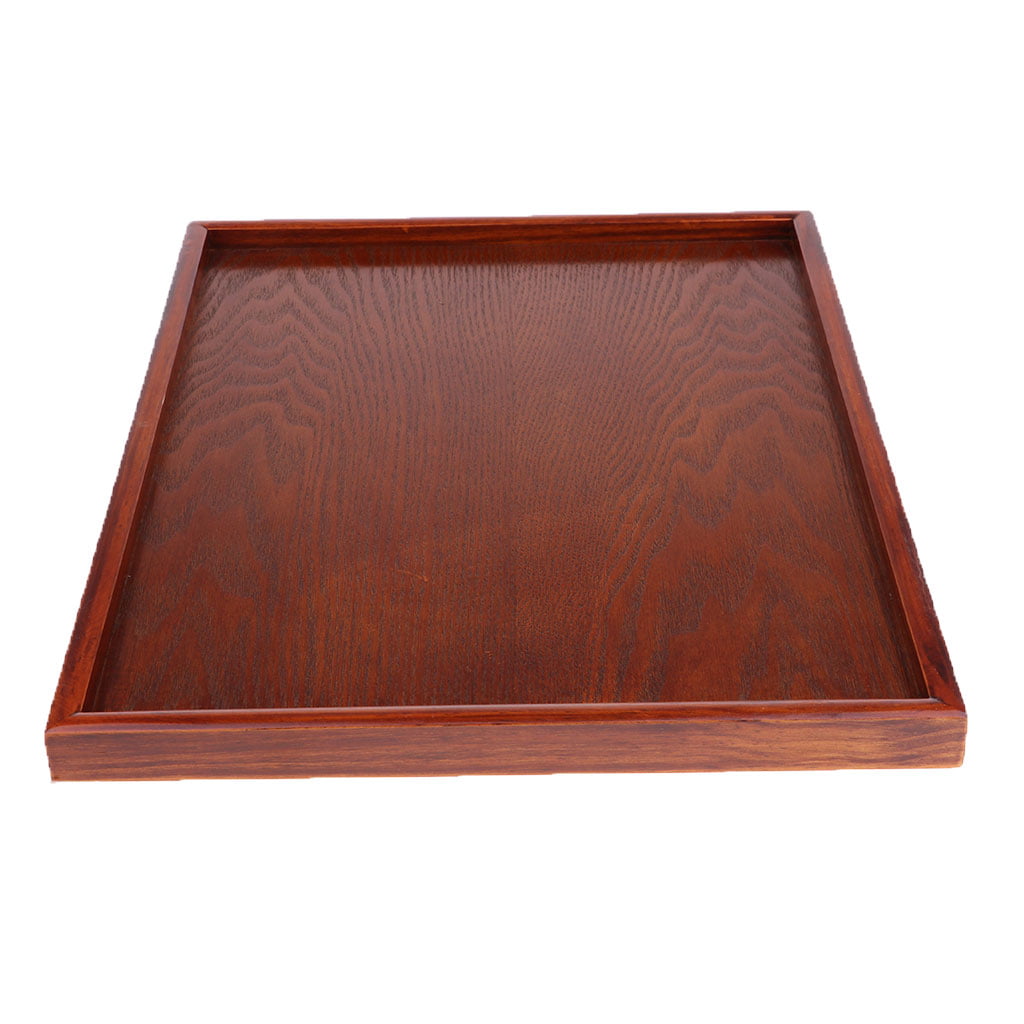 Wooden Tray Model Display Base Sand Table Scenery Holder Tools DIY 24x24cm 