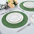 thumbnail image 6 of IAUYY Set of 1 Round Placemats for Dining Tables Heat-Resistant and Wear-Resistant DIY Printing Design Table Placemats，Applicable for Christmas The Style Of Christmas, 6 of 7
