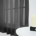 thumbnail image 3 of OUSITAID 1Pc Solid Color Modern Sheer Small Curtain for Kitchen and Living Room 52 x 36 Inch, 3 of 6