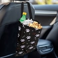 thumbnail image 4 of Yuyamidu Dog Paw Car Trash Bag Cute Automobile Garbage Bag Black Car Rubbish Bag Accessories Multipurpose Hanging Vehicle Trash Can Car Decoraion, 4 of 7