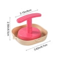 thumbnail image 3 of Garlic Press Rotating Grinder, Multi Purpose Mincer for Ginger Infant Food, V Shaped Guide Spout No Spill, Detachable Easy Clean and Compact Kitchen Storage Solution, 3 of 6
