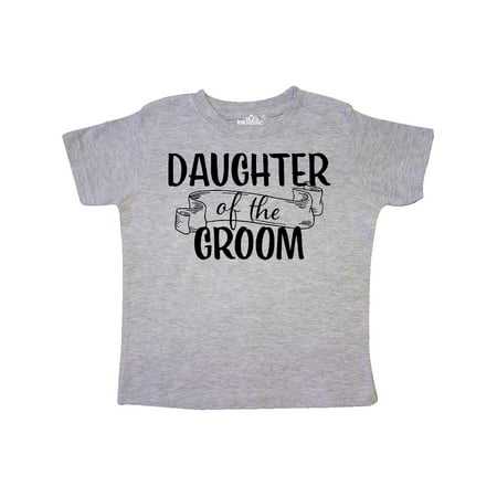 

Inktastic Daughter of The Groom with Banner Gift Toddler Toddler Girl T-Shirt