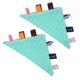 thumbnail image 5 of 2 Pcs Security Baby Blanket Soft Soothing Towel Infant Baby Comforting Plush Towel Green, 5 of 5