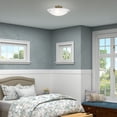 thumbnail image 5 of Livex Lighting Oasis Ceiling Mount in Antique Brass, 5 of 11