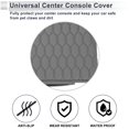 thumbnail image 4 of Car Center Console Cover Car Armrest Cover Multifunctional 13.39"x9.06"x2.36" Grey Nappa Leather, 4 of 7