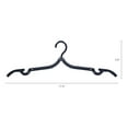thumbnail image 2 of Unique Bargains Foldable Travel Hangers Portable Clothes Hangers Black 20 Pcs, 2 of 6