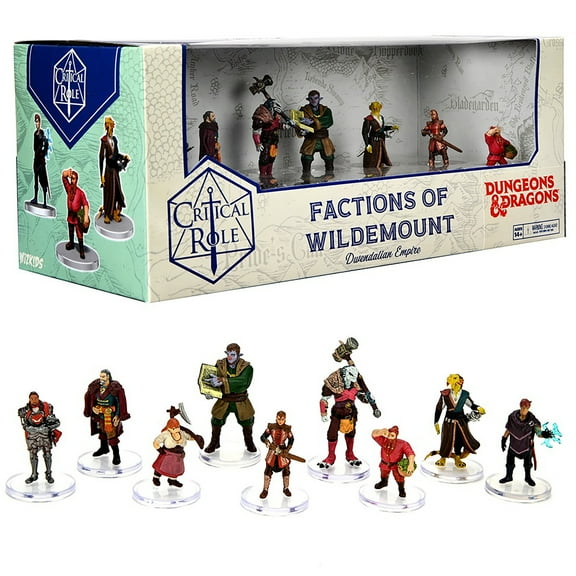 Critical Role: Factions of Wildemount - Dwendalian Empire Box Set - 8 Figure Pre-Painted Miniatures, RPG