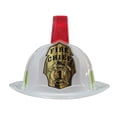 thumbnail image 1 of Casco blanco Costume Aeromax Fire Fighter con luces y sirena, 1 of 7