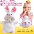 thumbnail image 2 of Peluche HUOGUO de pascua con forma de conejo blanco para niños de 1 año o más, 2 of 5