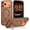 Desert Titanium, variant on Magnetic for iPhone 17 Pro Case with Invisible Stand Kickstand [Compatible with Magsafe] Translucent Matte Phone Case iPhone 17 Pro 6.3" Slim Shockproof Women Men Cases Cover, Cosmic Orange