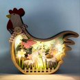 thumbnail image 2 of Wooden Craft Decorations Easter Chick Wooden Decorations White, 2 of 2