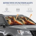 thumbnail image 5 of Yiaed Maple Leaf Meditating Chihuahua Print Car Front Windshield Sun Shade,Foldable Anti-UV Car Sunshade for Front Window for Most Vehicles-Large, 5 of 5