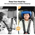 thumbnail image 2 of INCHANT ajustable Silla de niño la cabeza del coche venda de la ayuda, soporte de la cabeza una solución cómoda a dormir seguro, Azul soporte de la cabeza de la correa, 2 of 3