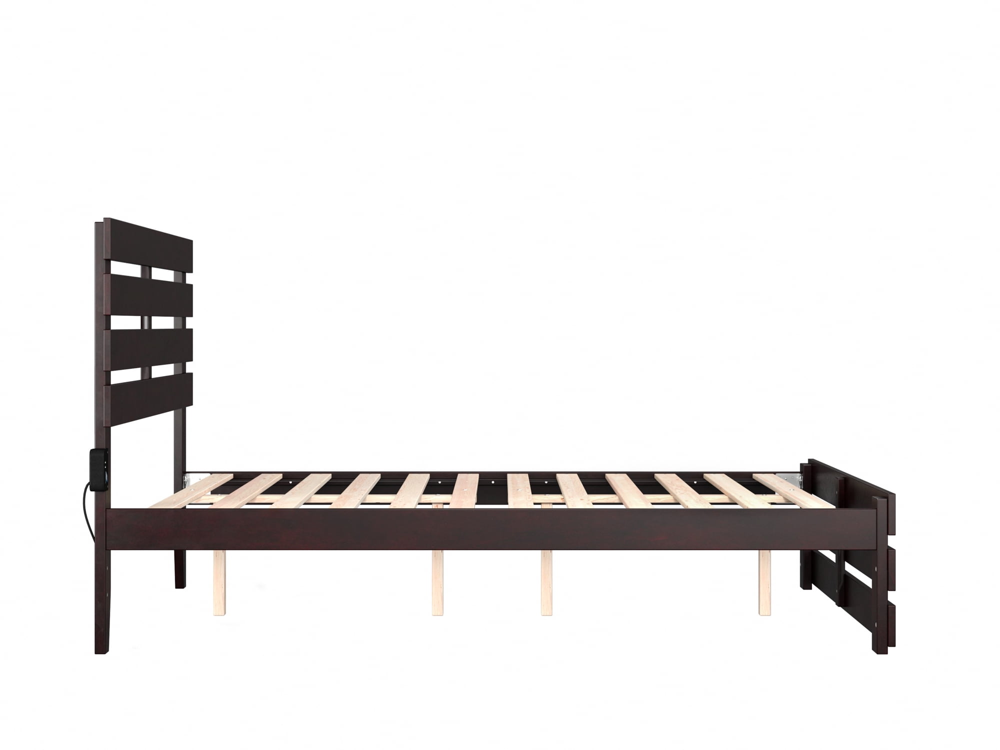 AFI Oxford 14" Full Wood Platform Bed Frame with Headboard and Footboard, Espresso