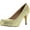 Gold, variant on Celeste Womens Sanyo-01 Metallic Classic Dress Party Pumps Shoes