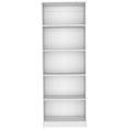 thumbnail image 2 of White 4 Shelf Bookcase with Storage, Multi-Tier Organizer Shelf for Living Room, Office, 2 of 5